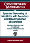 Image for Spectral geometry of manifolds with boundary and decomposition of manifolds