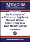 Image for An Analogue of a Reductive Algebraic Monoid Whose Unit Group is a Kac-Moody Group