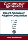 Image for Recent Advances in Adaptive Computation