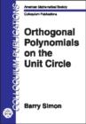 Image for Orthogonal polynomials on the unit circle : Pt. 1 : Classical Theory