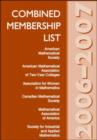 Image for Combined Membership List