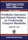 Image for Fredholm Operators and Einstein Metrics on Conformally Compact Manifolds