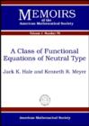 Image for A Class of Functional Equations of Neutral Type