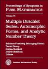 Image for Multiple Dirichlet Series, Automorphic Forms, and Analytic Number Theory