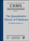 Image for The Quantitative Theory of Foliations