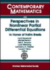 Image for Perspectives in Nonlinear Partial Differential Equations : In Honor of Haim Brezis