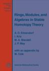 Image for Rings, Modules, and Algebras in Stable Homotopy Theory