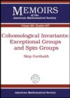 Image for Cohomological Invariants: Exceptional Groups and Spin Groups