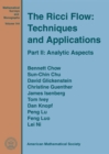 Image for The Ricci Flow: Techniques and Applications : Part II: Analytical Aspects