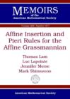 Image for Affine Insertion and Pieri Rules for the Affine Grassmannian