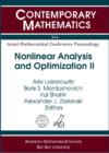 Image for Nonlinear analysis and optimization II  : optimization