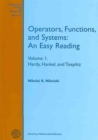 Image for Operators, Functions, and Systems, Volume 1; Hardy, Hankel, and Toeplitz