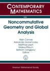 Image for Noncommutative Geometry and Global Analysis