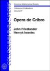 Image for Opera de Cribro