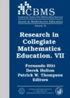 Image for Research in Collegiate Mathematics Education VII