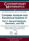 Image for Complex analysis and dynamical systems IV  : Fourth International Conference on Complex Analysis and Dynamical Systems, May 18-22, 2009, Nahariya, IsraelPart 2,: General relativity, geometry, and PDE