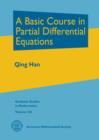 Image for A basic course in partial differential equations