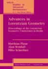 Image for Advances in Lorentzian Geometry