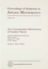 Image for The Unreasonable Effectiveness of Number Theory