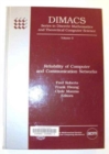 Image for Reliability of Computer and Communication Networks : DIMACS Workshop : Selected Papers and Programme