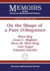 Image for On the Shape of a Pure $O$-Sequence