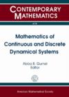Image for Mathematics of Continuous and Discrete Dynamical Systems