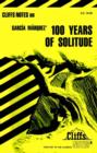 Image for Cliffsnotes on Garcia Marquez&#39; 100 Years of Solitude