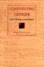 Image for Constituting Critique