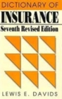 Image for Dictionary of Insurance
