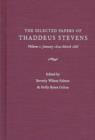 Image for The Papers of Thaddeus Stevens v. 1