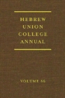 Image for Hebrew Union College annualVolume 86