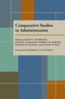 Image for Comparative Studies in Administration