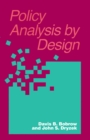 Image for Policy Analysis by Design