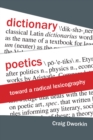 Image for Dictionary Poetics