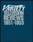 Image for Variety Television Reviews, 1951-1953