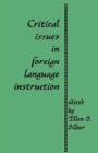 Image for Critical Issues in Foreign Language Instruction