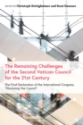 Image for The remaining challenges of the Second Vatican Council for the 21st century