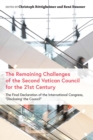 Image for Remaining Challenges of the Second Vatican Council for the 21st Century