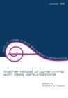 Image for Mathematical Programming with Data Perturbations