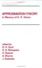 Image for Approximation Theory : In Memory of A.K. Varma