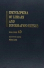 Image for Encyclopedia of Library and Information Science : Volume 40 - Supplement 5: Austria: National Library of to The Swiss National Library
