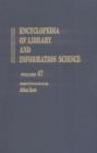 Image for Encyclopaedia of Library and Information Science : Volume 47  : Indexes to Volumes 1-45