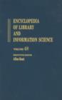 Image for Encyclopaedia of Library and Information Science : Appraisals to Stress and Burnout in the Library Workplace : Volume 49 - Supplement 12