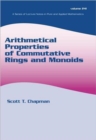 Image for Arithmetical Properties of Commutative Rings and Monoids