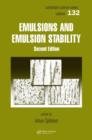 Image for Emulsions and Emulsion Stability
