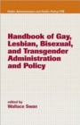 Image for Handbook of gay, lesbian, bisexual and transgender administration and policy