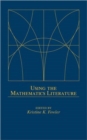 Image for Using the mathematics literature