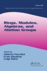 Image for Rings, modules, algebras and abelian groups