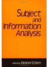 Image for Subject Analysis Methodologies