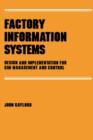 Image for Factory Information Systems